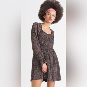 NWOT DEX Mabel Smocked Mini Dress